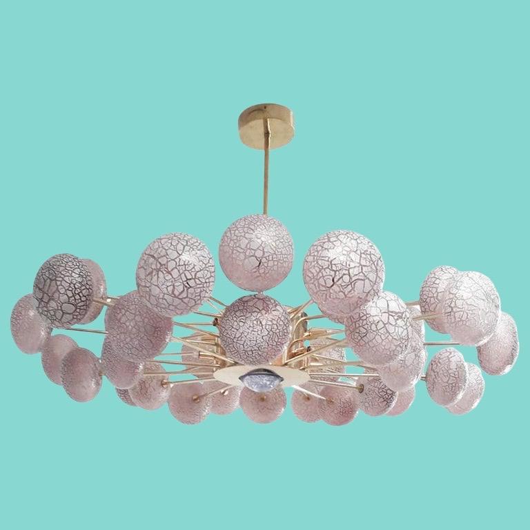 Crackled Orbs Chandelier by Fabio Ltd 7