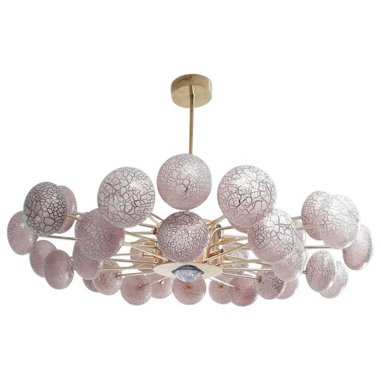 Crackled Orbs Chandelier by Fabio Ltd 4