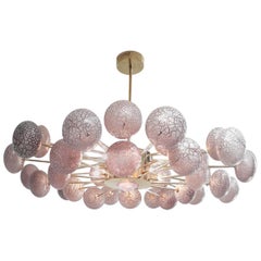 Crackled Orbs Chandelier by Fabio Ltd