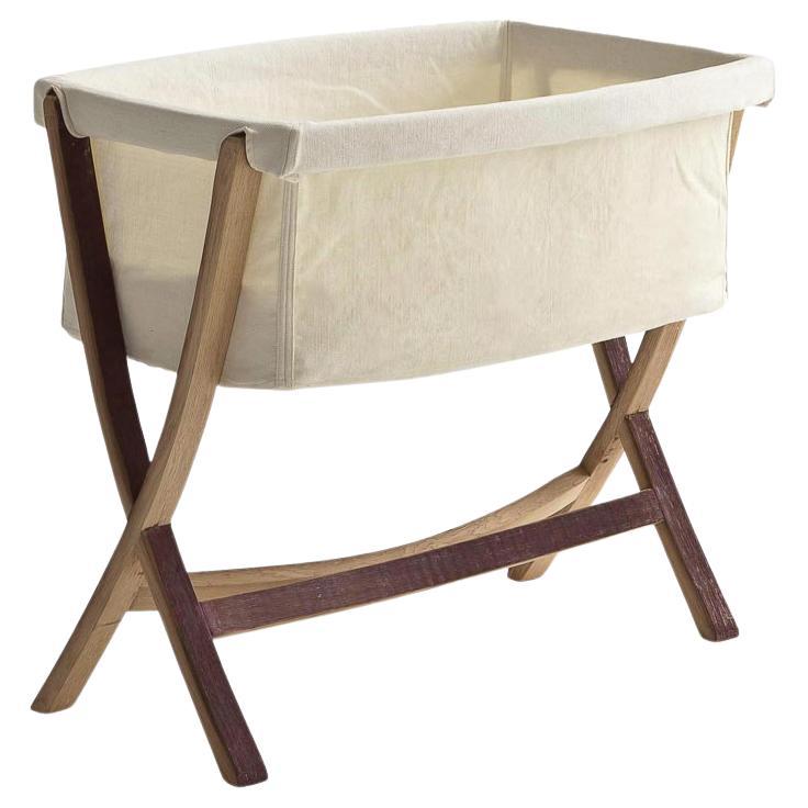 Berceau en chêne barrique Riva 1920 Berceau Letizia design San Patrignano en vente