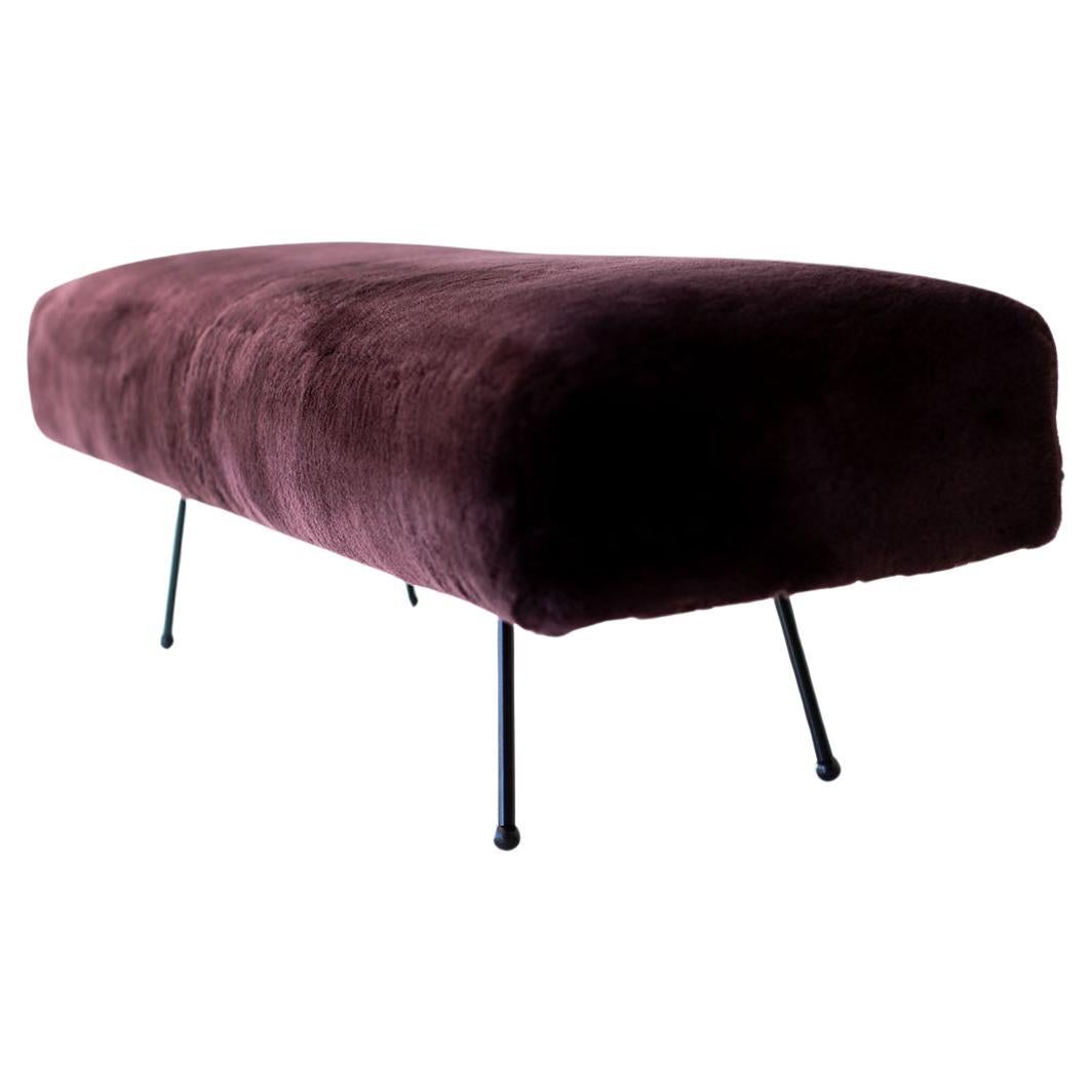 CraftAssociates Banc tapissé, Trenchard Modern Upholstered Bench, noir en vente