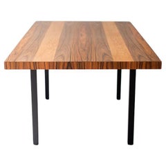 Table de salle à manger Craft Associates Baughman Modern Dining Table, plateau rayé