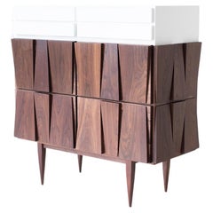 Craft Associates Dresser, Modern Walnut Dresser, 8 Drawers