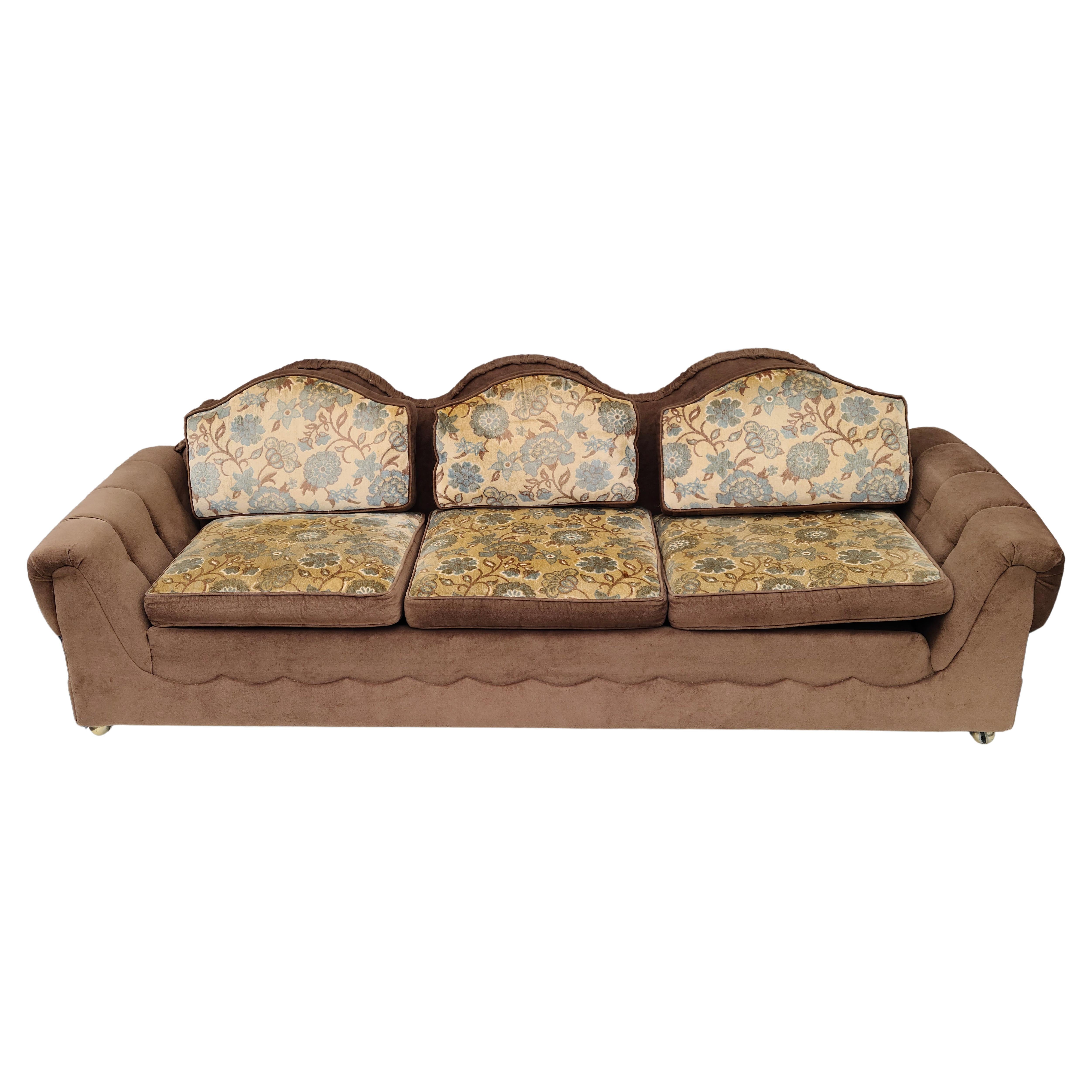 Please feel free to reach out for efficient shipping to your location.

Strictly Spanish group sofa designed by Craft Associates.

Probably for restoration.