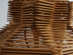 Craft Stick Table Lamp, 1970s