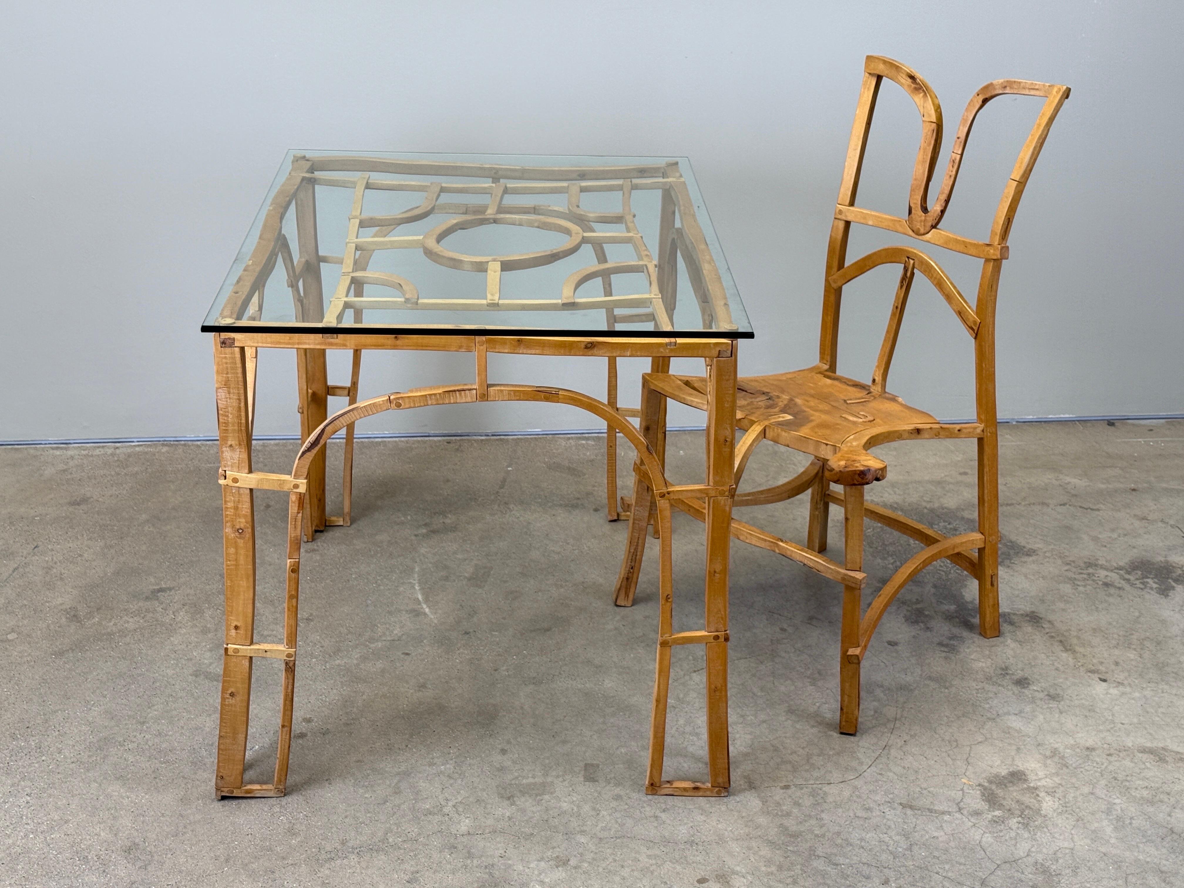Craft Table and Chair by Jonah Meyer, 1997 For Sale 8