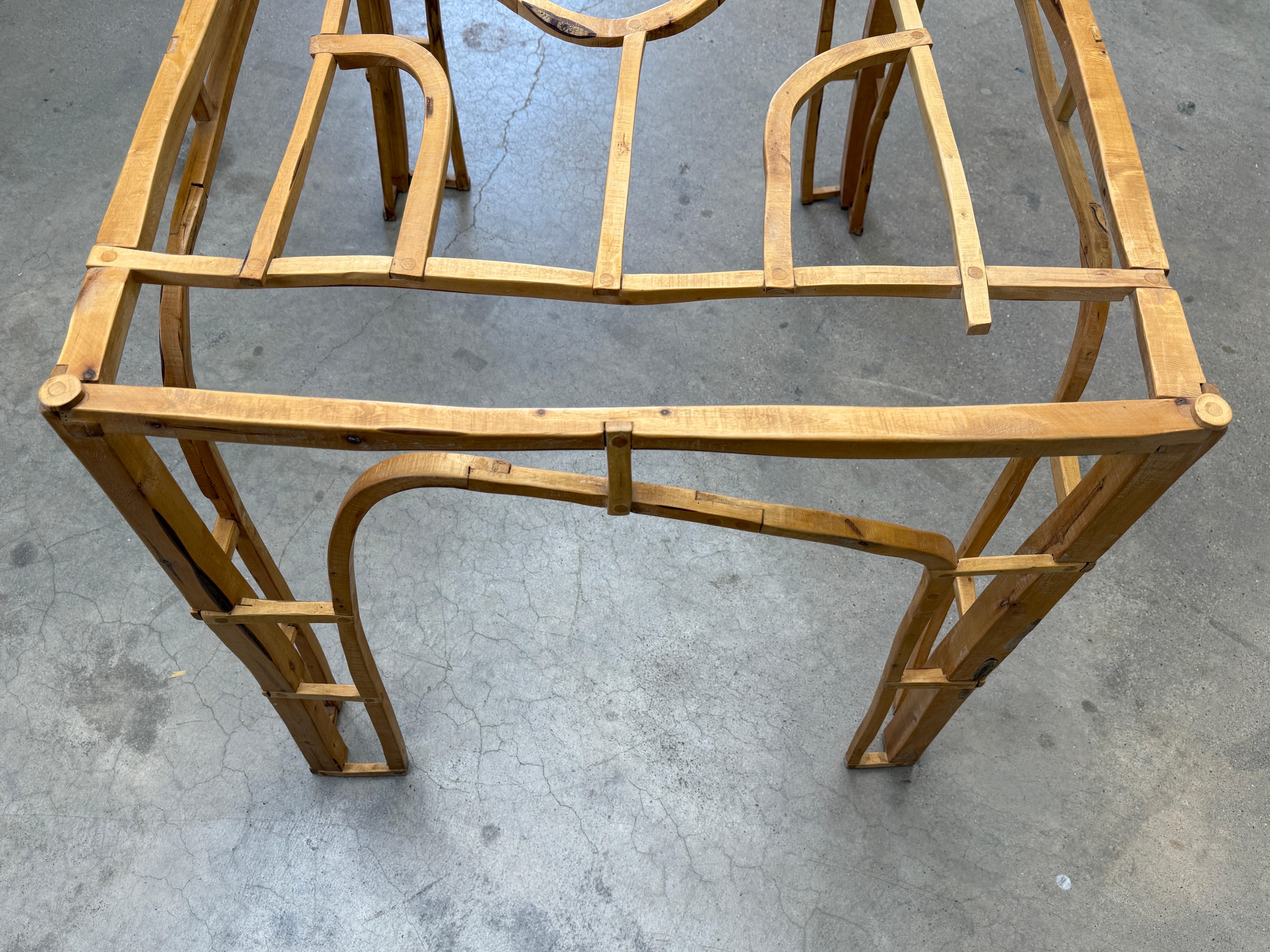 Craft Table and Chair by Jonah Meyer, 1997 For Sale 1