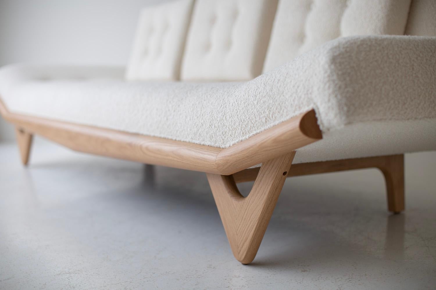 CraftAssociates, Alaska Sofá moderno de madera, Roble Moderno en venta