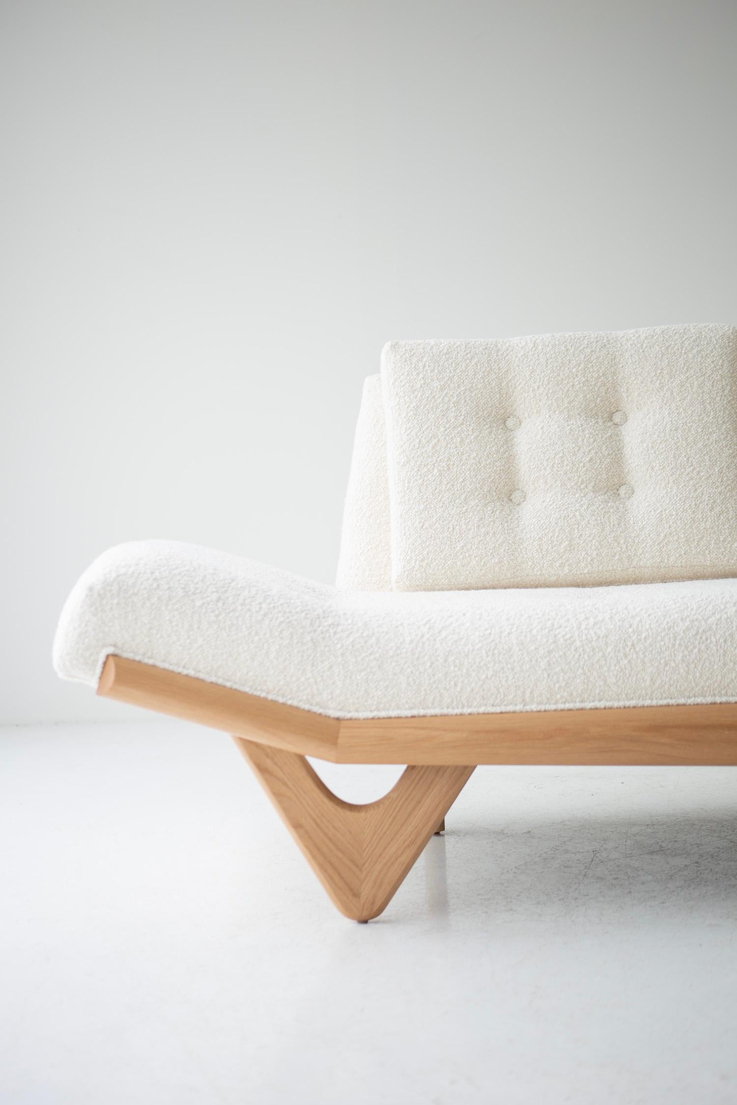 CraftAssociates, Alaska Sofá moderno de madera, Roble Hecho a mano en venta