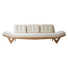 CraftAssociates, Alaska Modern Wood Sofa, Oak