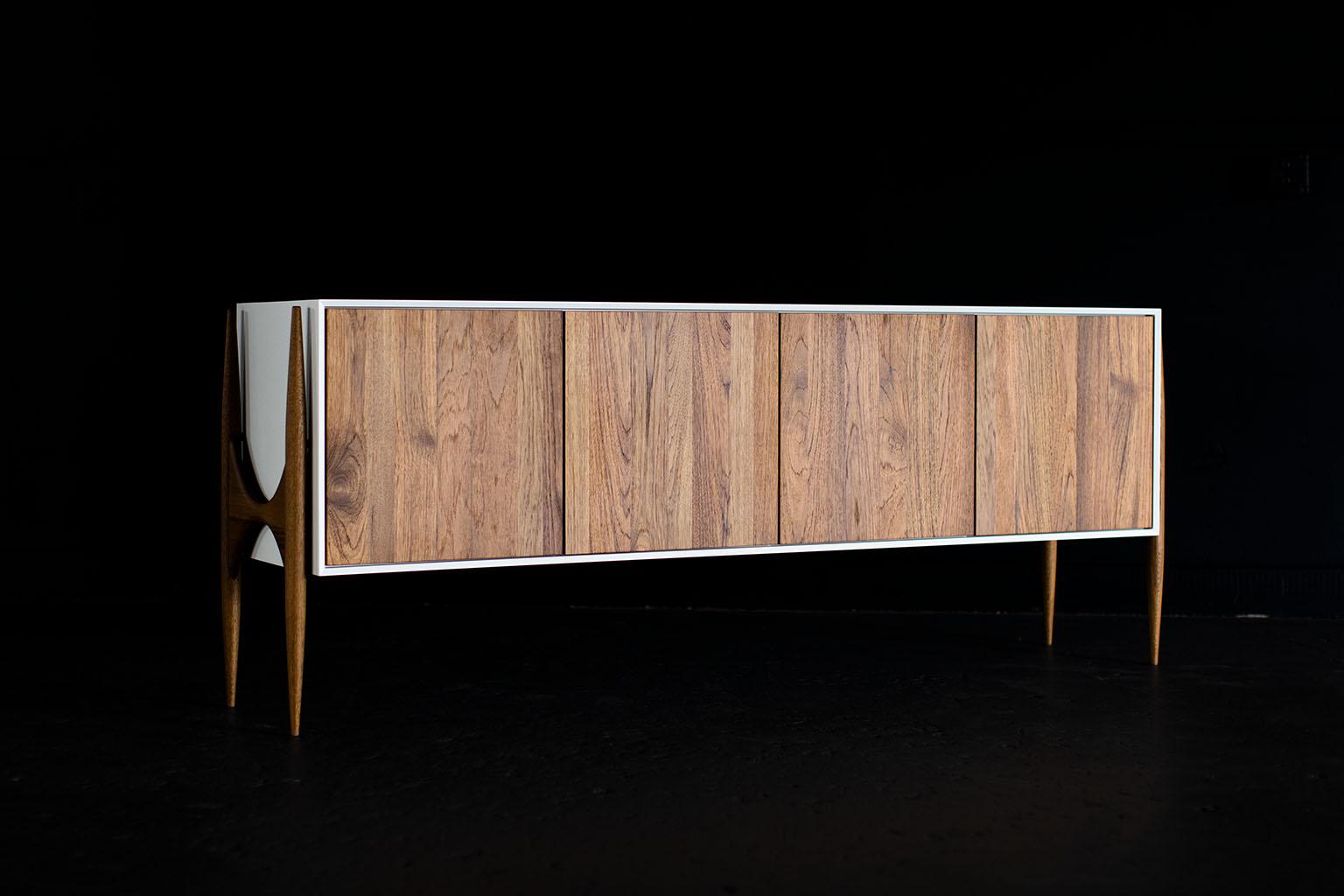 CraftAssociates Credenzas, Cambre Modern Credenza, Teak For Sale 1