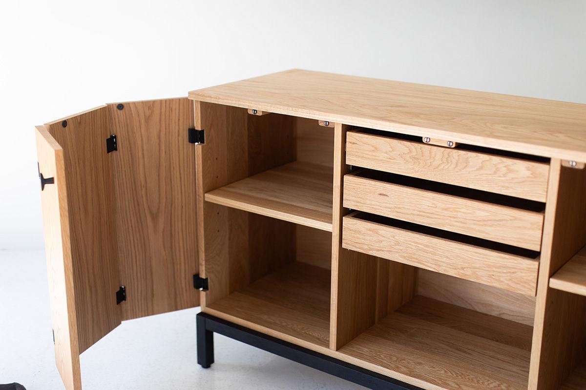 CraftAssociates Credenzas, Milo-Baughman Modern Credenza, Maple For Sale 1