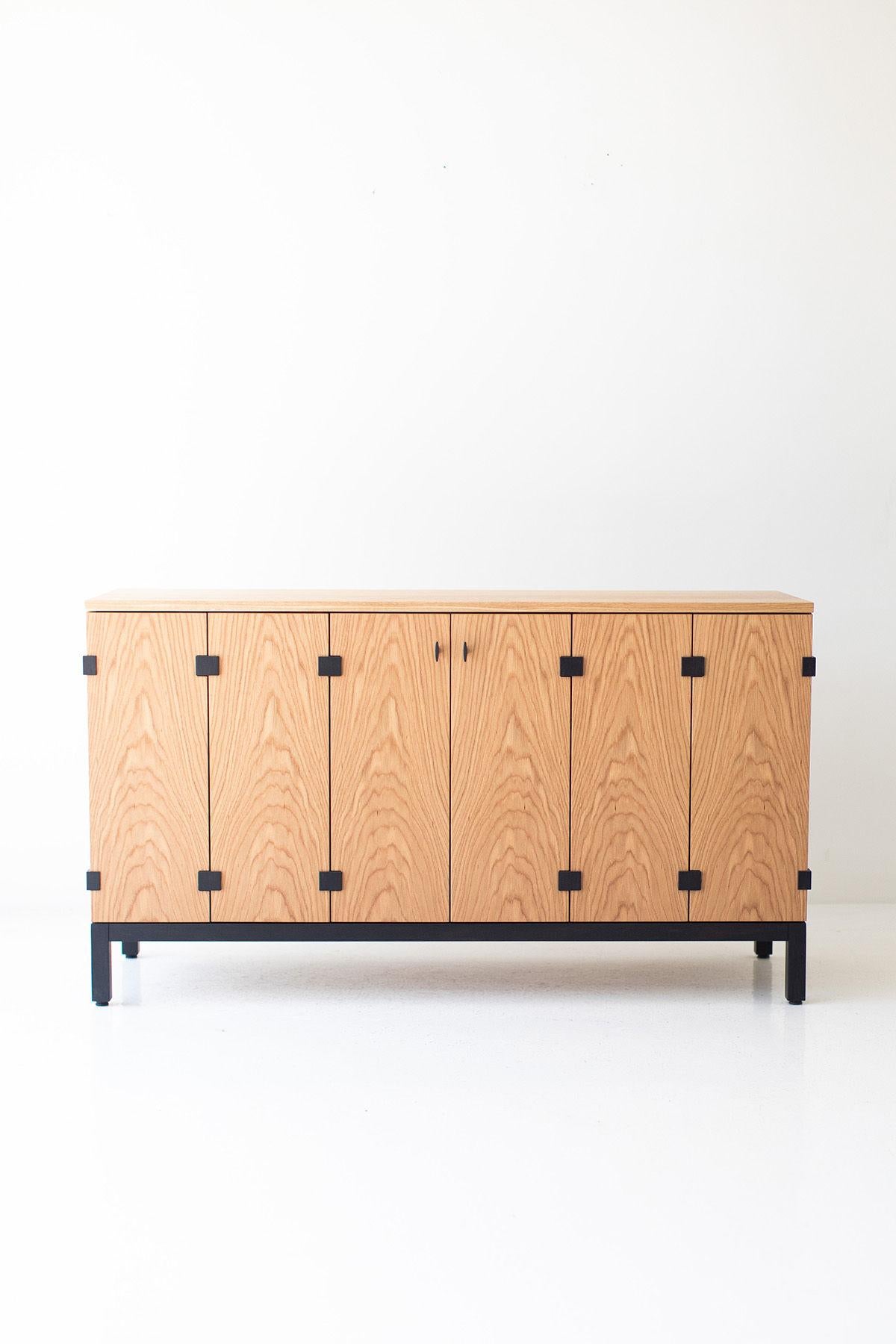 CraftAssociates Credenzas, Milo-Baughman Modern Credenza, Maple For Sale 2