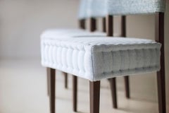 CraftAssociates Dining Chairs, Arceo Modern Dining Chairs, Quilted, Hand Stitch