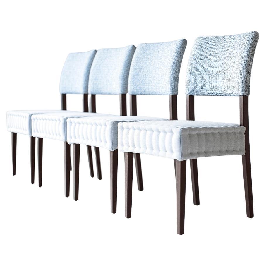CraftAssociates Dining Chairs, Arceo Modern Dining Chairs, Quilted, Hand Stitch