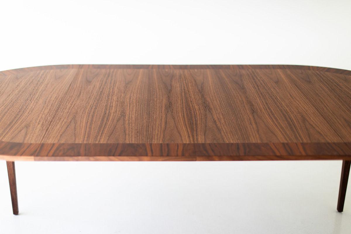 Contemporary CraftAssociates Dining Tables, Milo Baughman Modern Rosewood Dining Table For Sale
