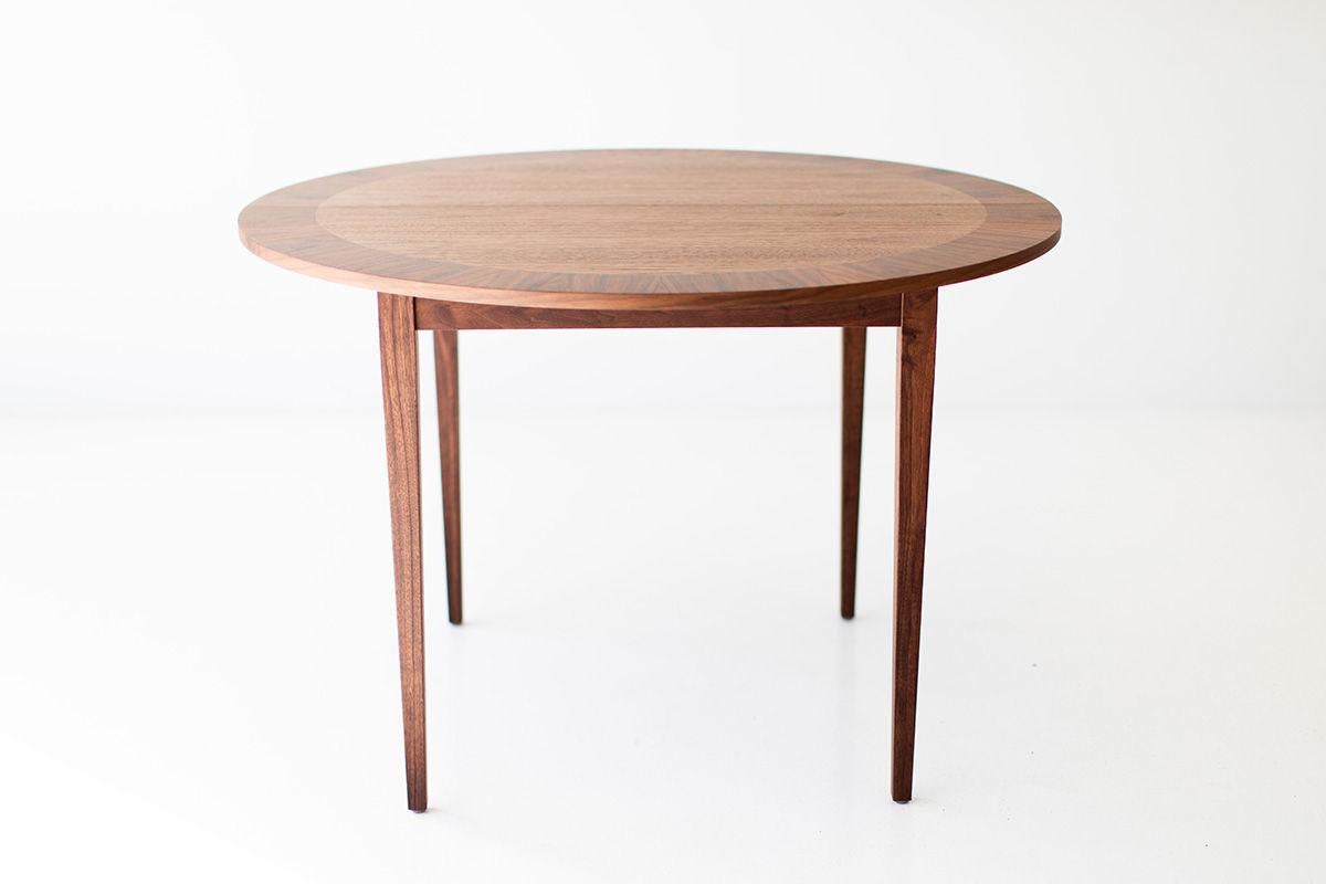 Moderne Tables de salle à manger CraftAssociates, Milo Baughman table de salle à manger ronde en vente