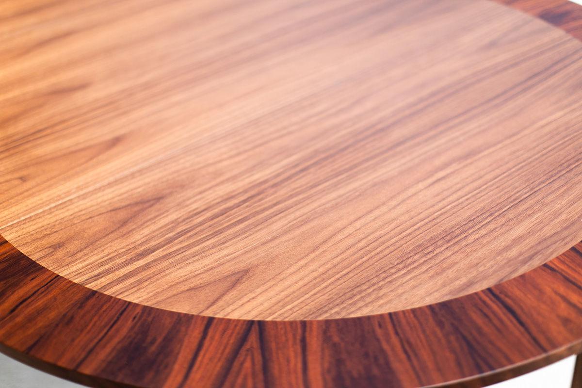 XXIe siècle et contemporain Tables de salle à manger CraftAssociates, Milo Baughman table de salle à manger ronde en vente