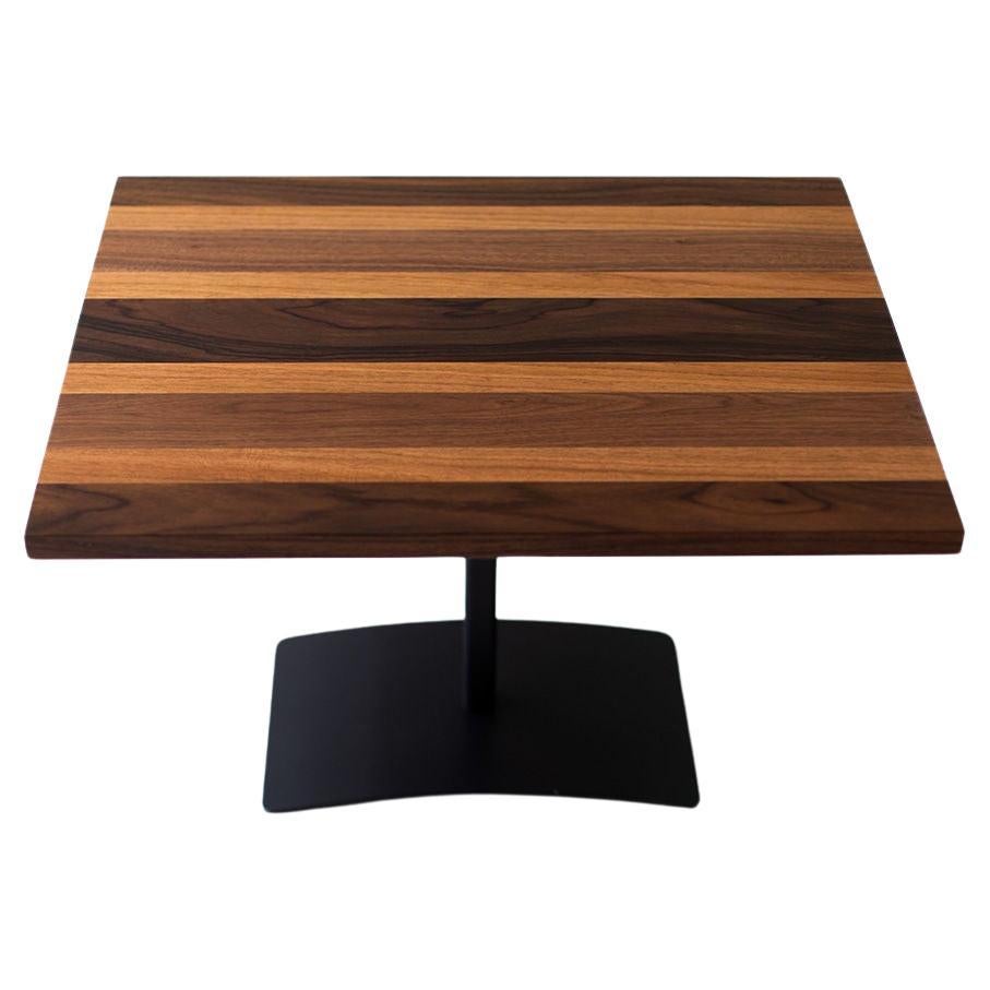 CraftAssociates End Tables, Milo Baughman End Table, Striped Top For Sale