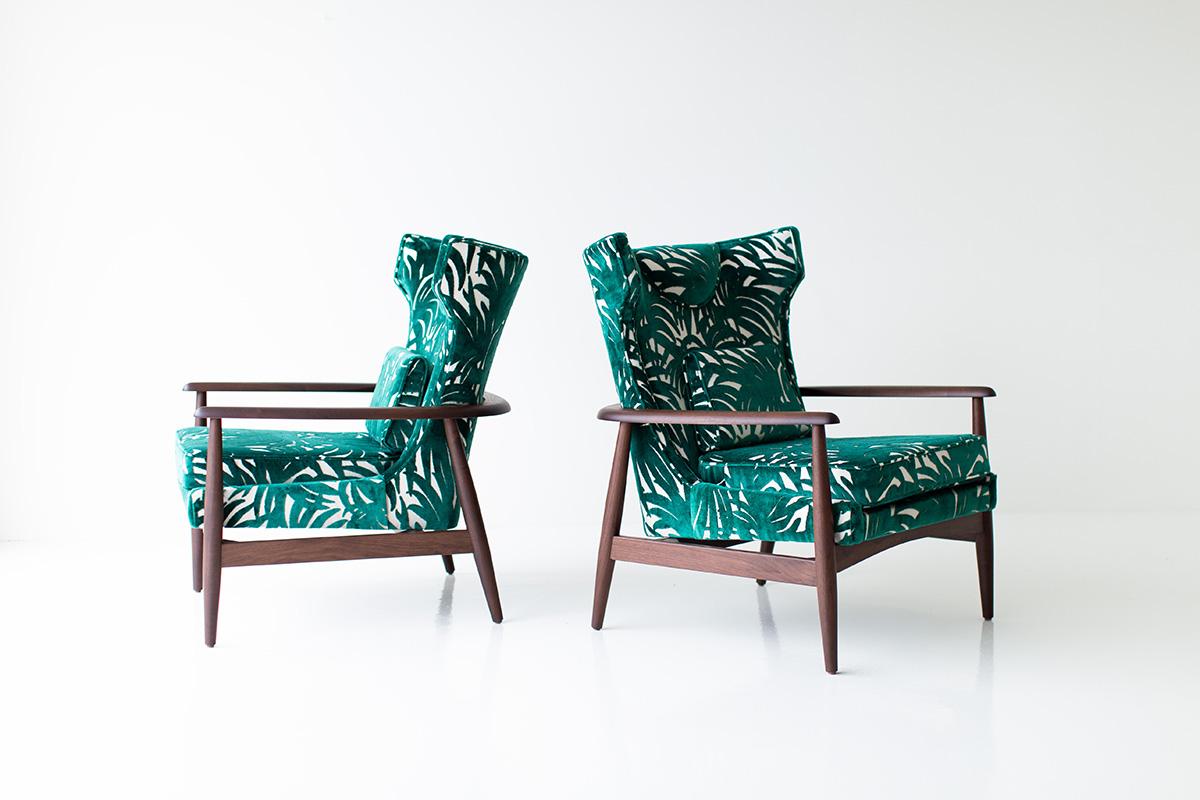 CraftAssociates Sedie da salotto, Peabody Sedie da salotto moderne di metà secolo, Noce

Queste sedie da salotto Lawrence Peabody, in stile Mid-Century Modern, sono sapientemente lavorate e imbottite a mano. Si tratta di reintroduzioni su licenza