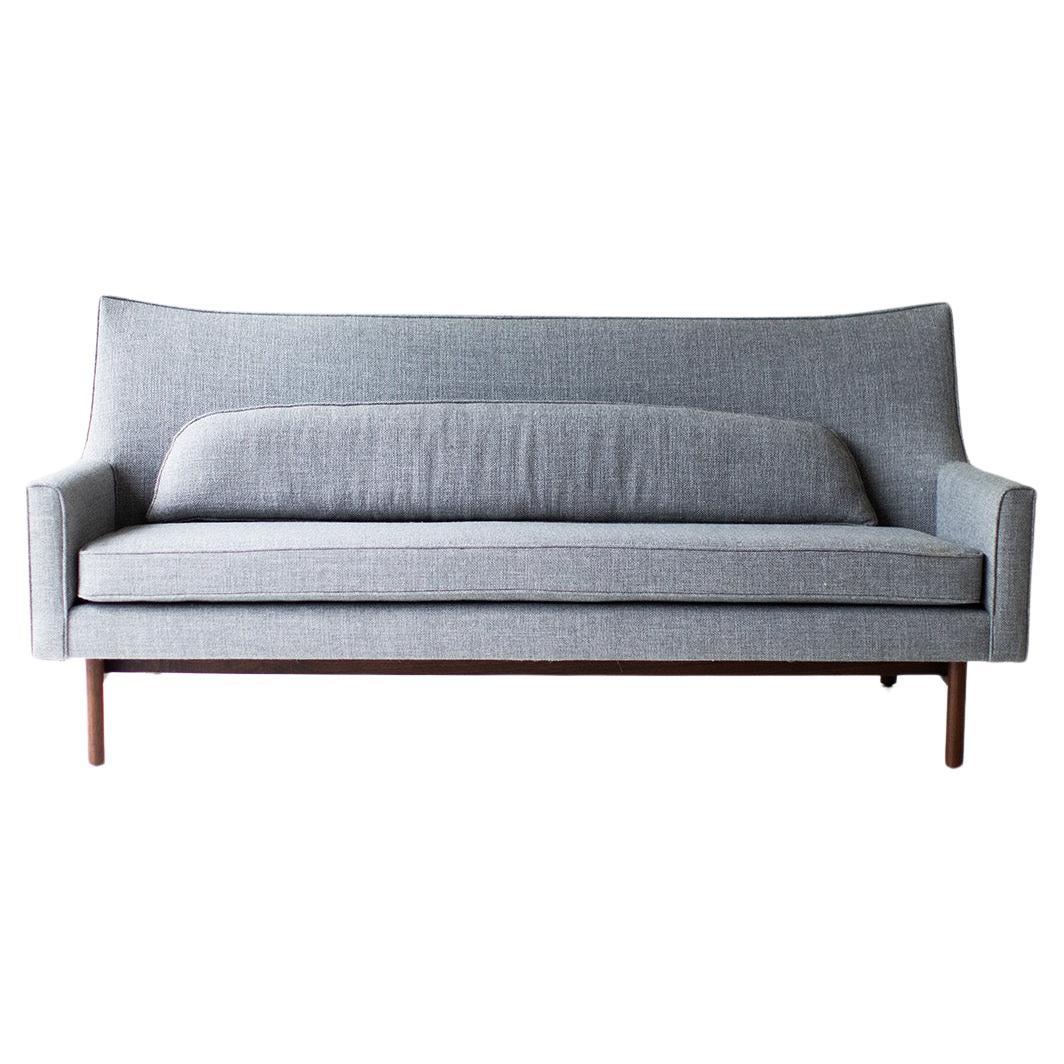 CraftAssociates Sofa, Peabody Bracket Back Sofa, Upholstered  For Sale