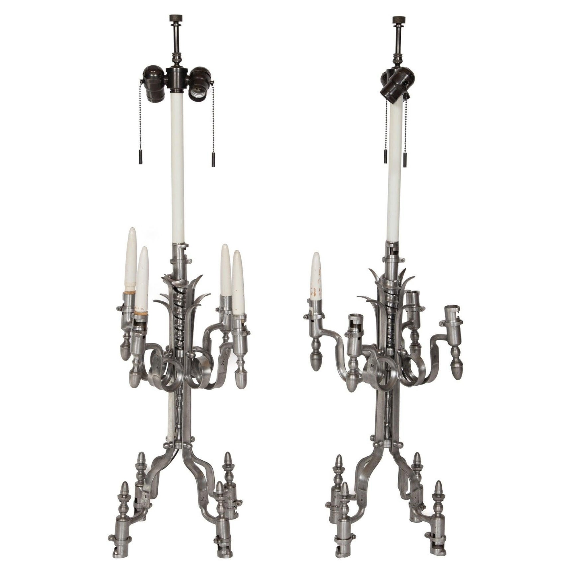 Chandelier à baïonnette Craft, années 1950 en vente