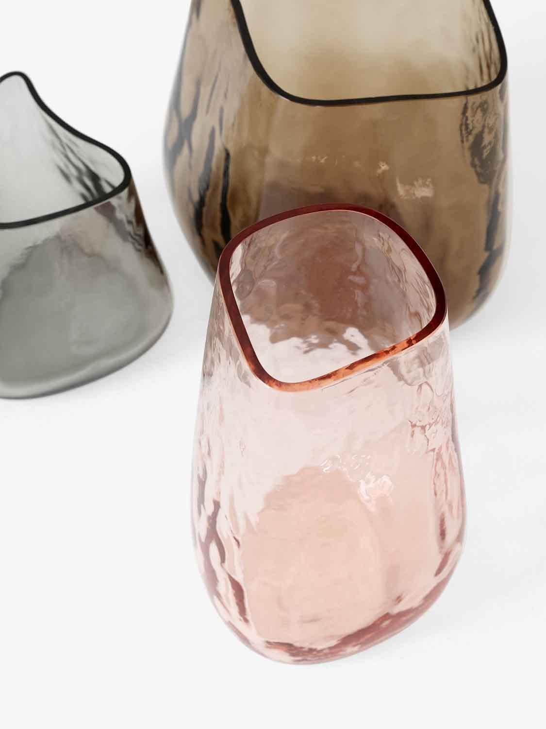 Scandinavian Modern Collect Crafted Glass, Forest Vase SC67 by Space Copenhagen for &Tradition For Sale