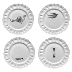 Crafted in Italy Set of 4 Ceramic Plates