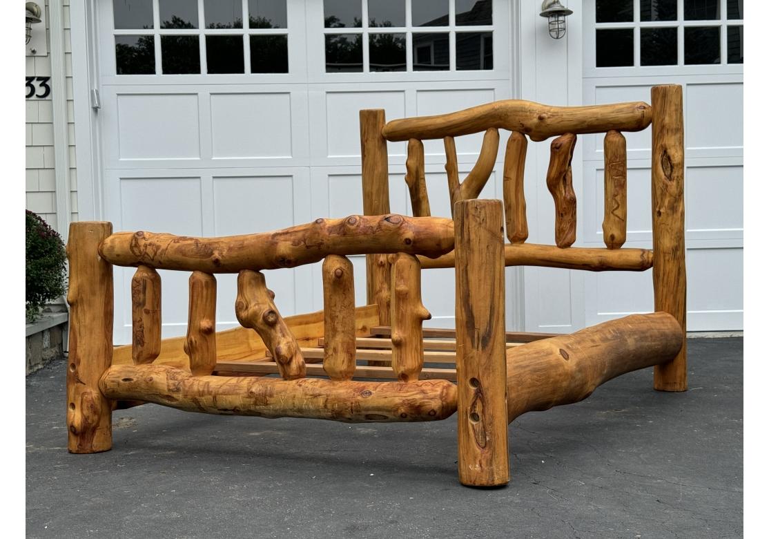 Country Lit Queen Bed de Jim Molter Breckinridge, Colorado en vente