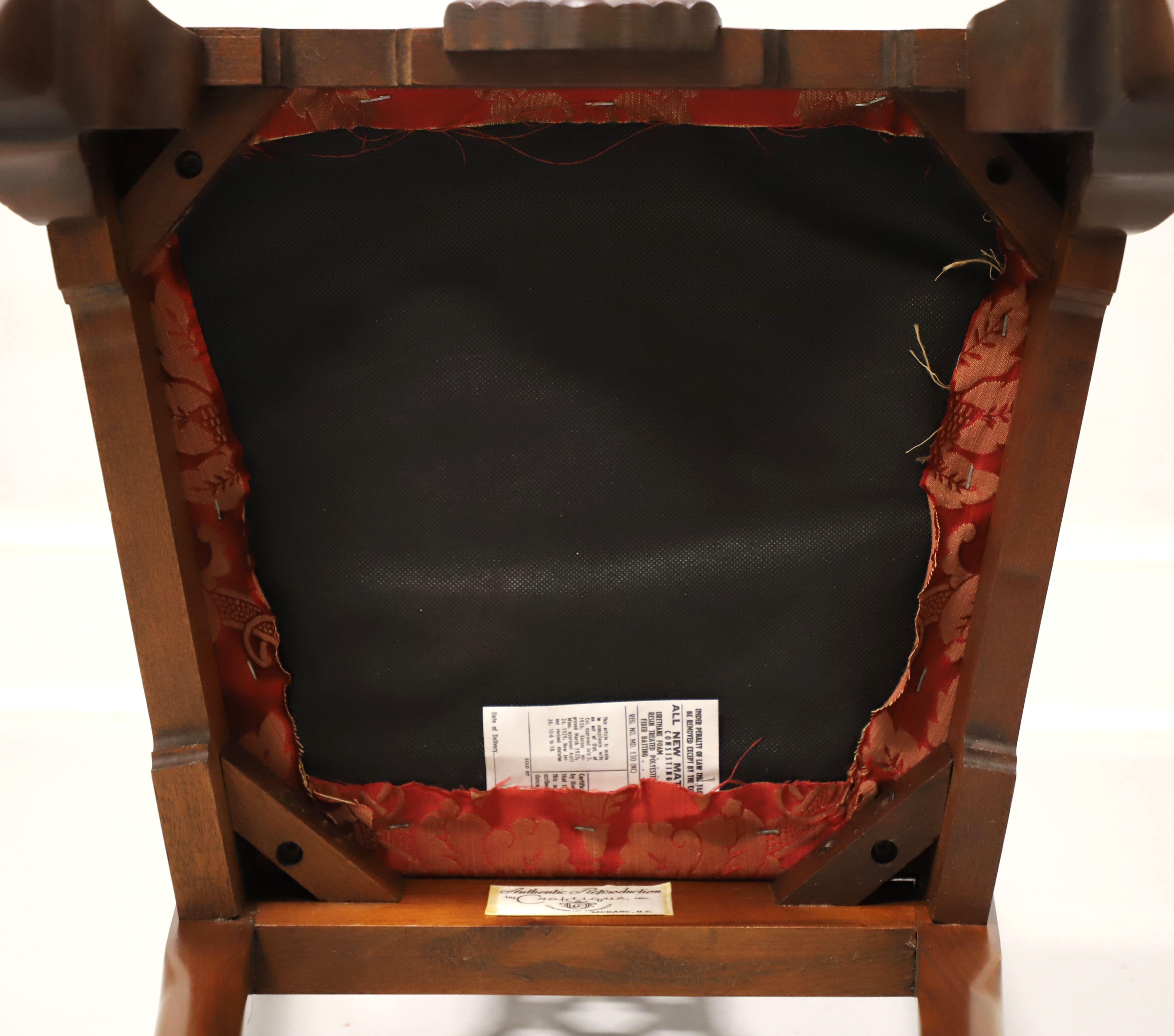 CRAFTIQUE Mahogany Chippendale Ball in Claw Dining Side Chairs - Pair B 3