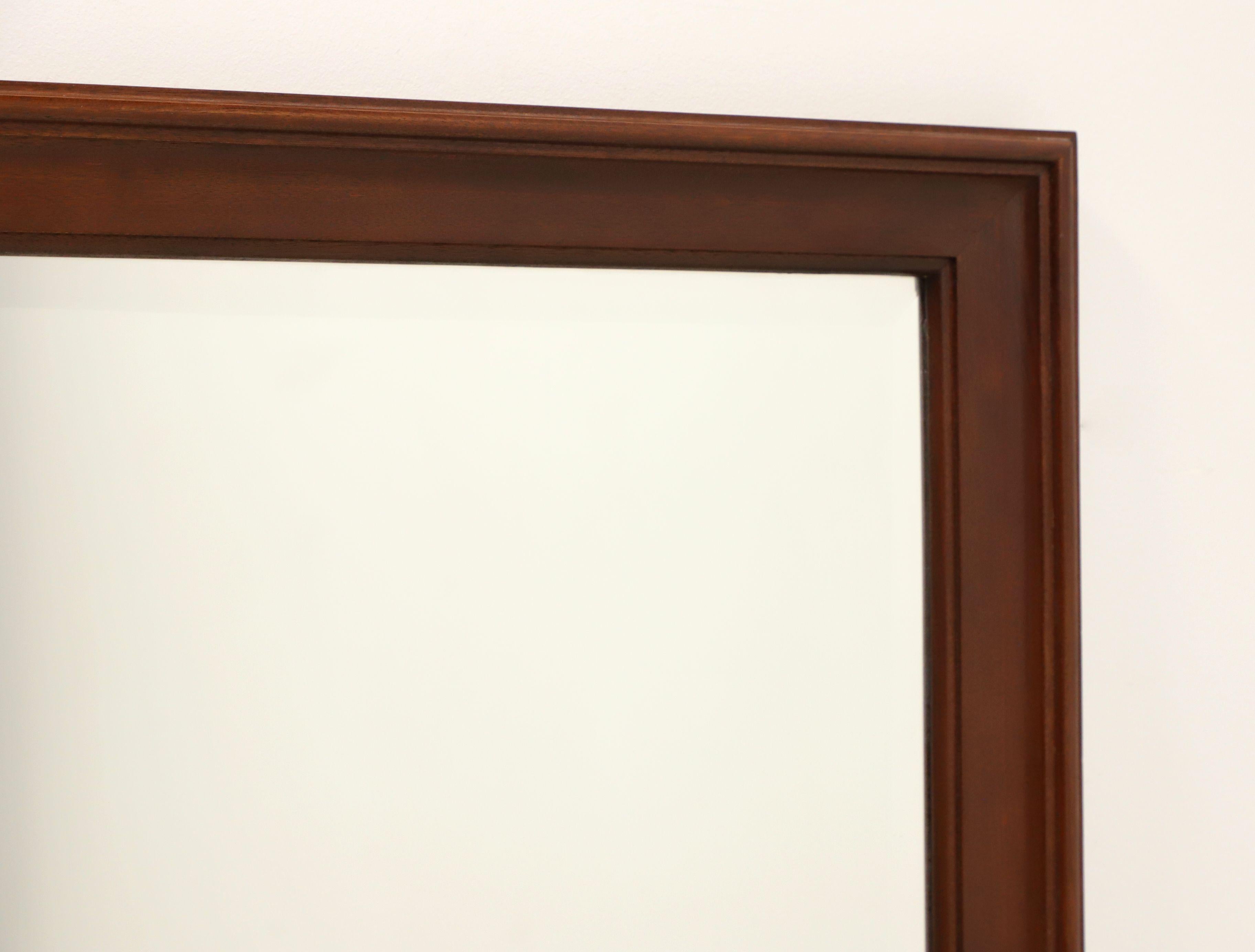 Other CRAFTIQUE Mellowax Solid Mahogany Rectangular Beveled Dresser / Wall Mirror