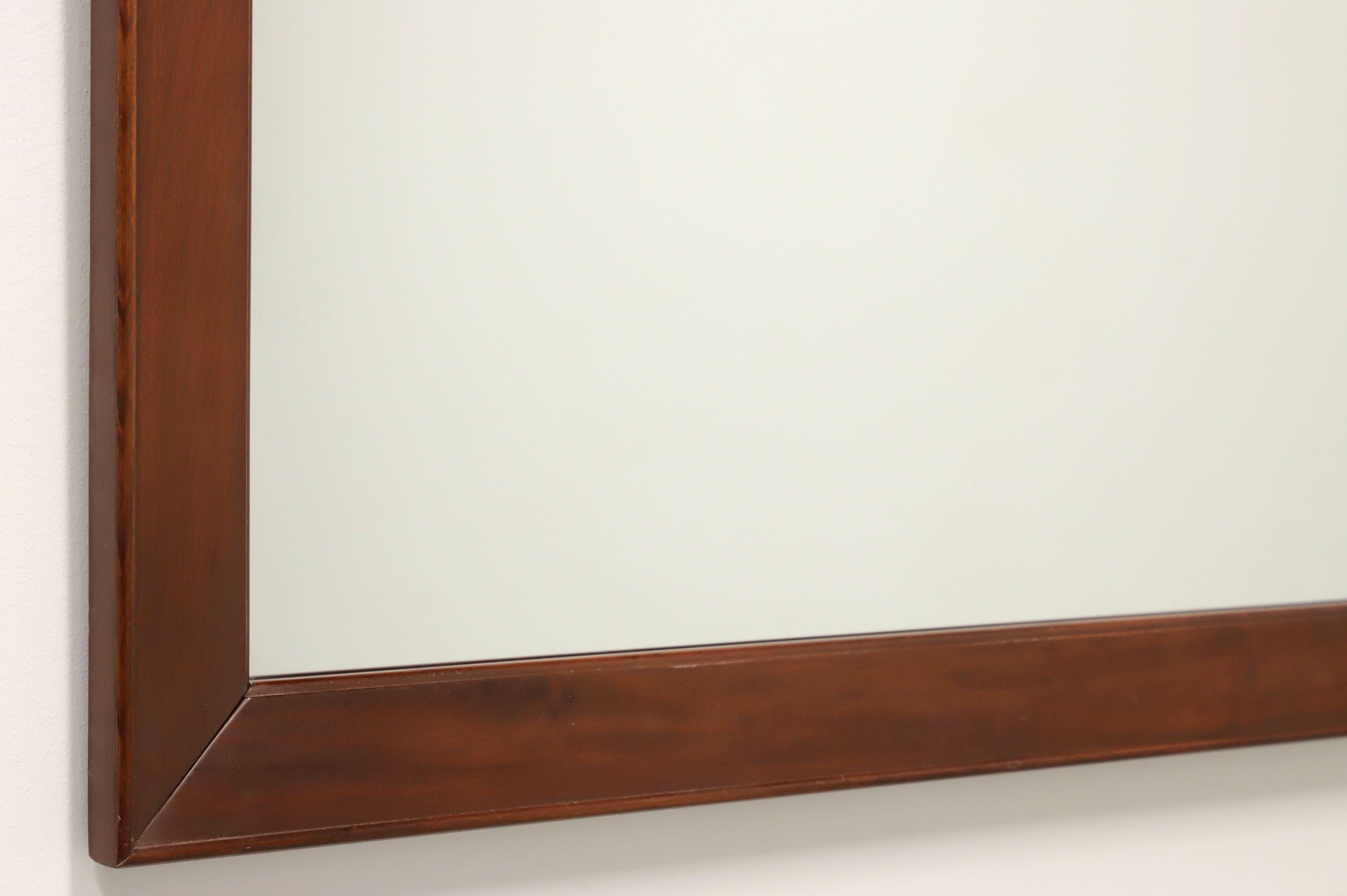American CRAFTIQUE Mellowax Solid Mahogany Rectangular Dresser / Wall Mirror For Sale