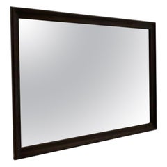 Vintage CRAFTIQUE New Oxford Solid Mahogany Rectangular Beveled Dresser / Wall Mirror