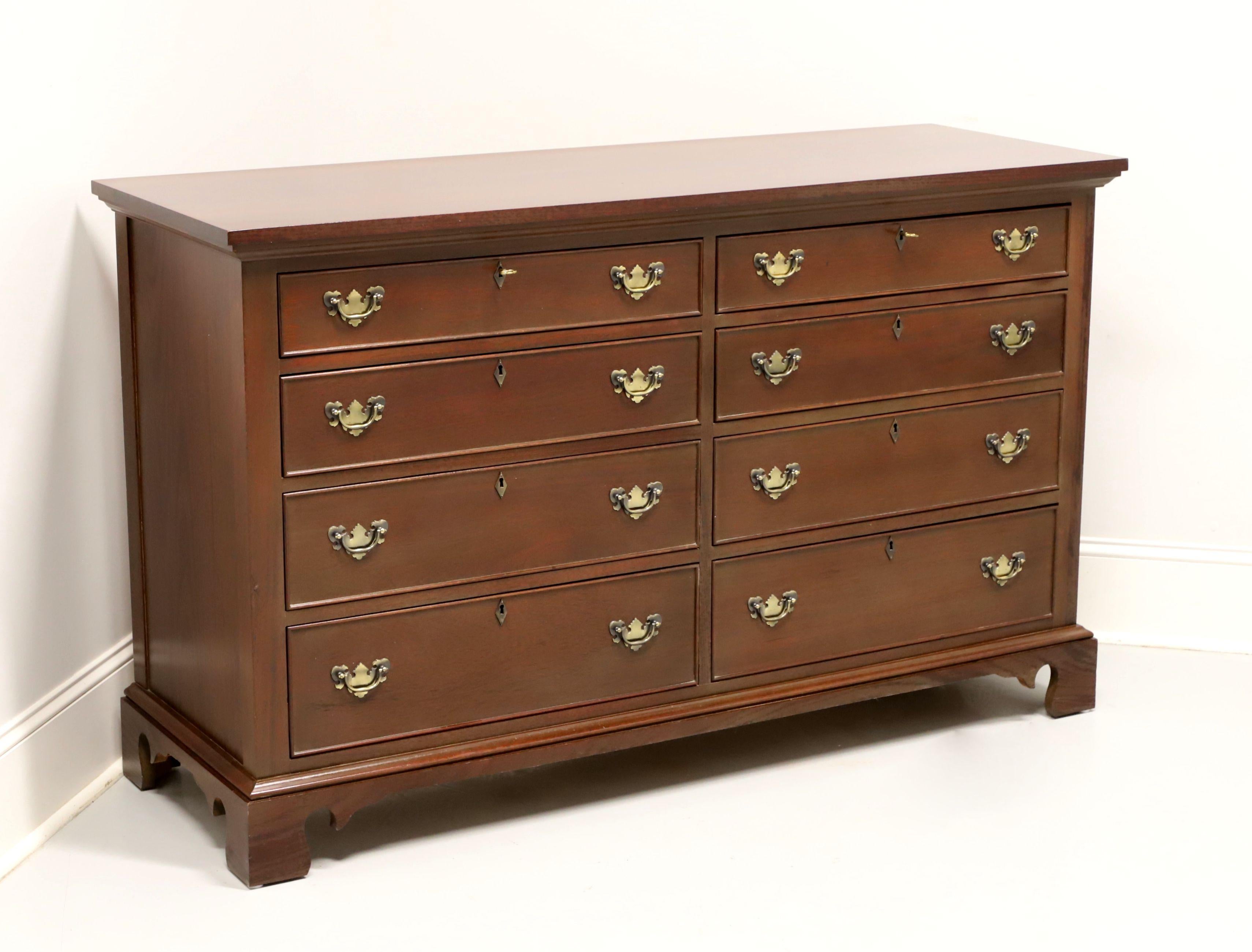 CRAFTIQUE Solid Mahogany Chippendale Double Dresser 5