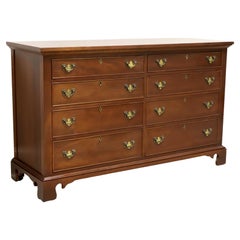 CRAFTIQUE Solid Mahogany Chippendale Double Dresser