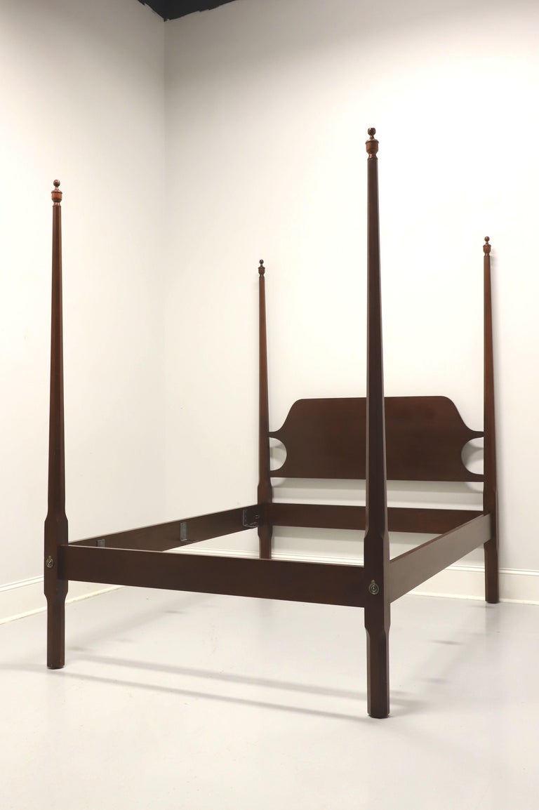 CRAFTIQUE Solid Mahogany Full Size Pencil Post Bed For Sale at 1stDibs