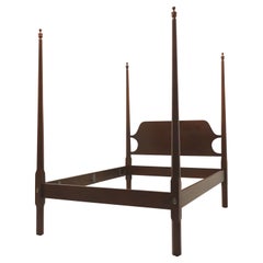 CRAFTIQUE Solid Mahogany Full Size Pencil Post Bed