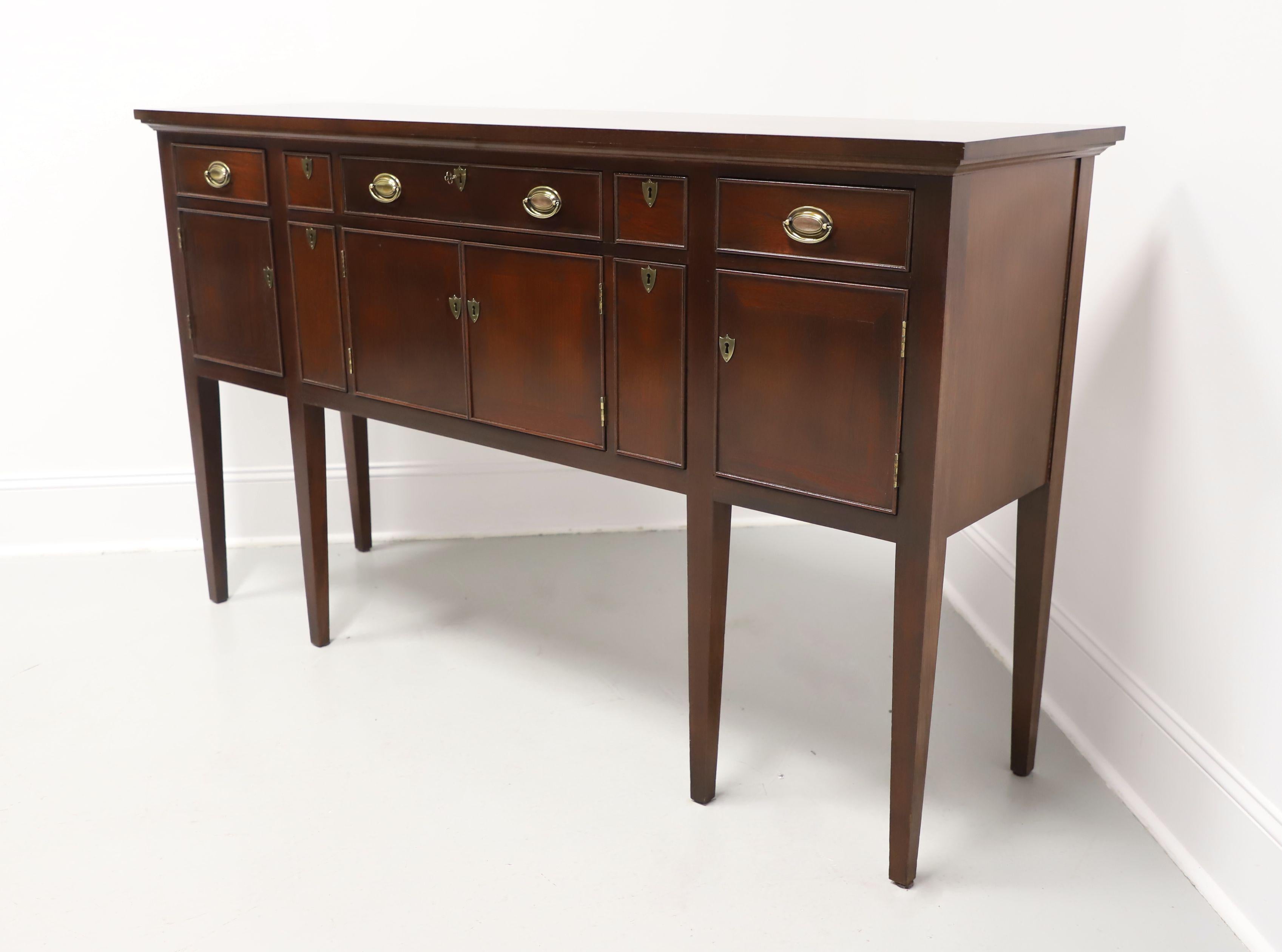American CRAFTIQUE Solid Mahogany Georgian Huntboard Sideboard For Sale