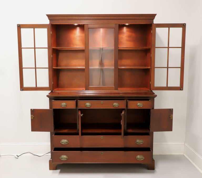 CRAFTIQUE Solid Mahogany Style China Hutch For Sale at