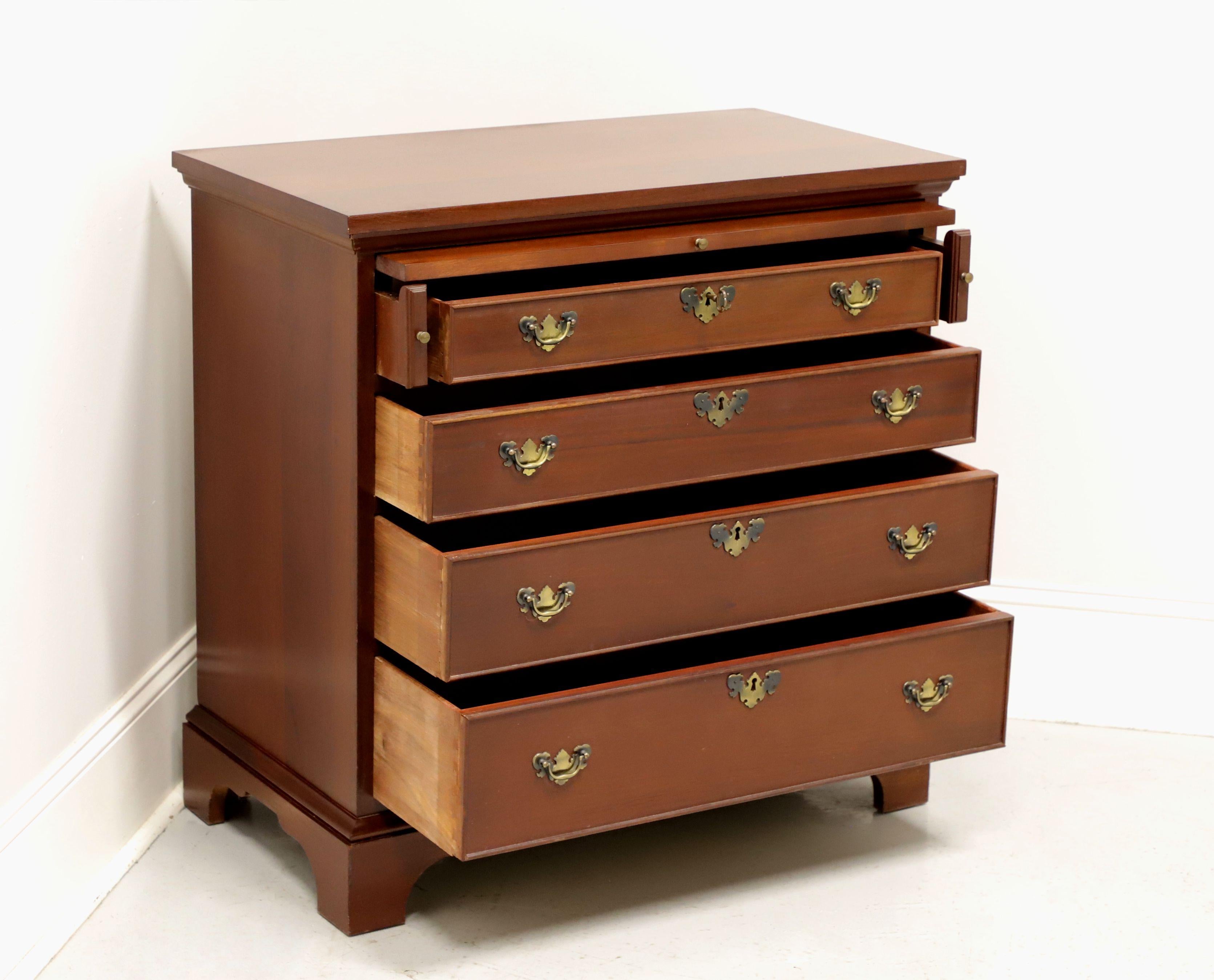 CRAFTIQUE Solid Mahogany Mary Washington Silver / Serving Chest In Good Condition In Charlotte, NC