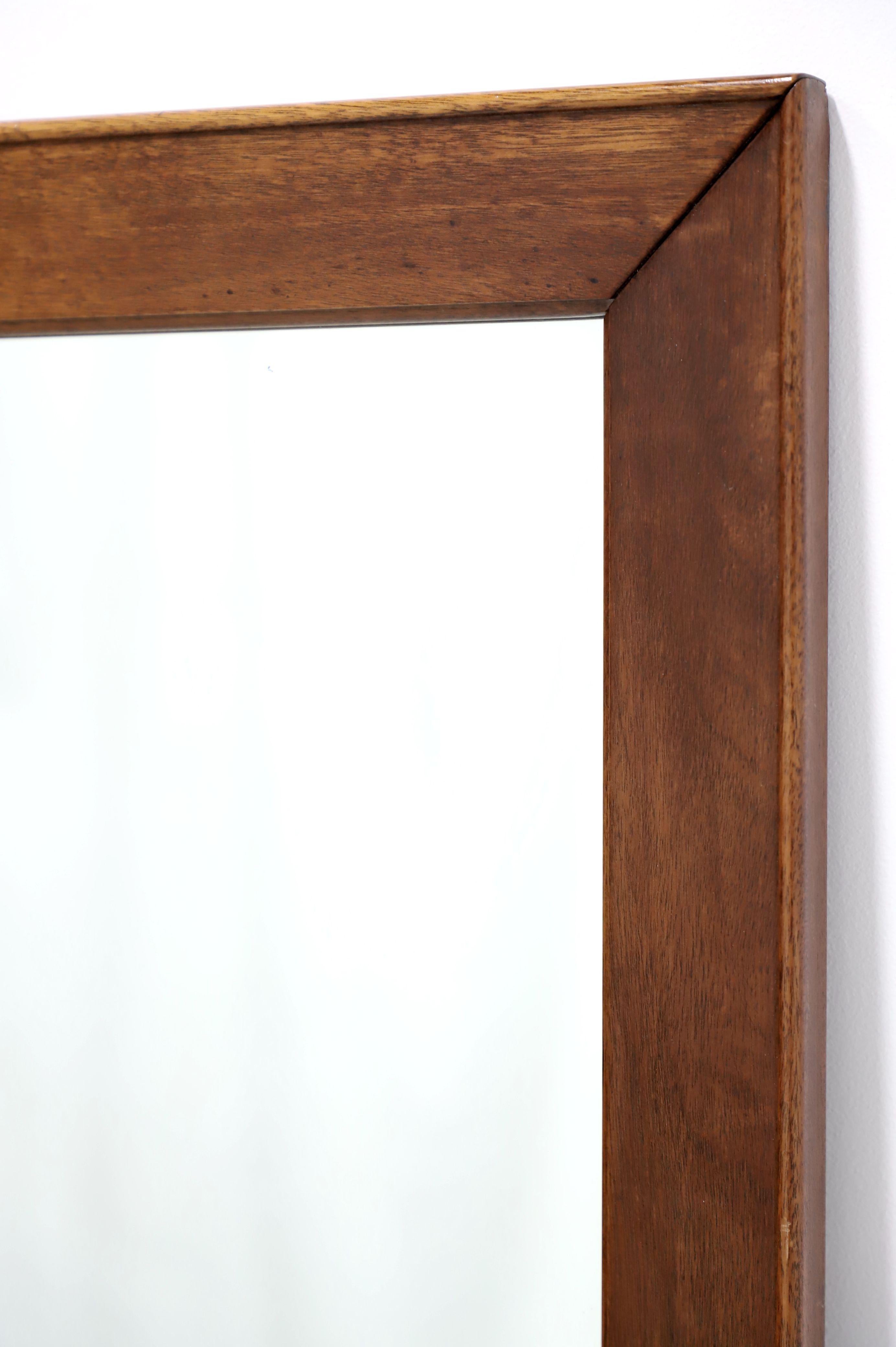 American CRAFTIQUE Solid Mahogany Old Wood Finish Dresser / Wall Mirror