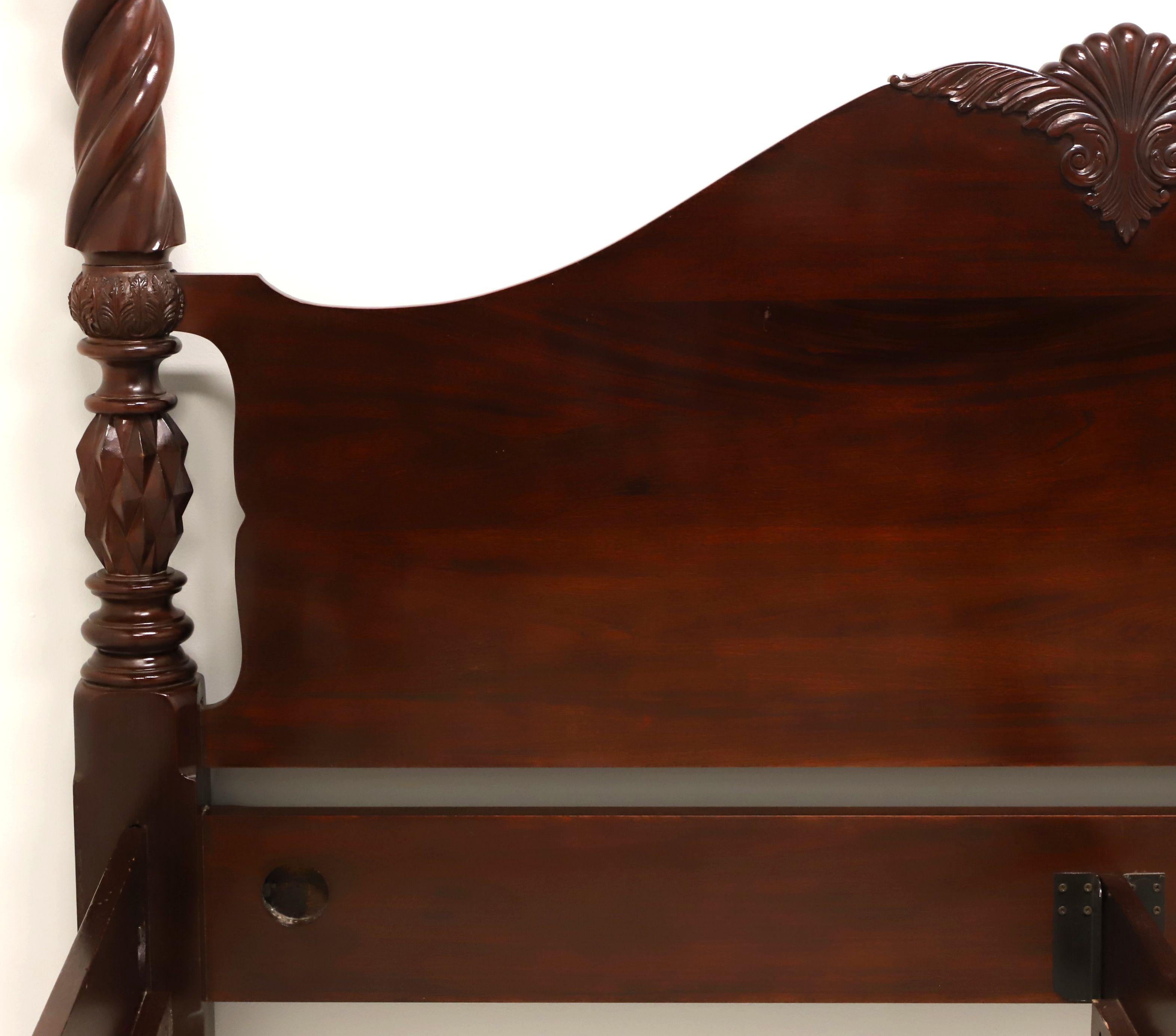 solid mahogany king size bed frame