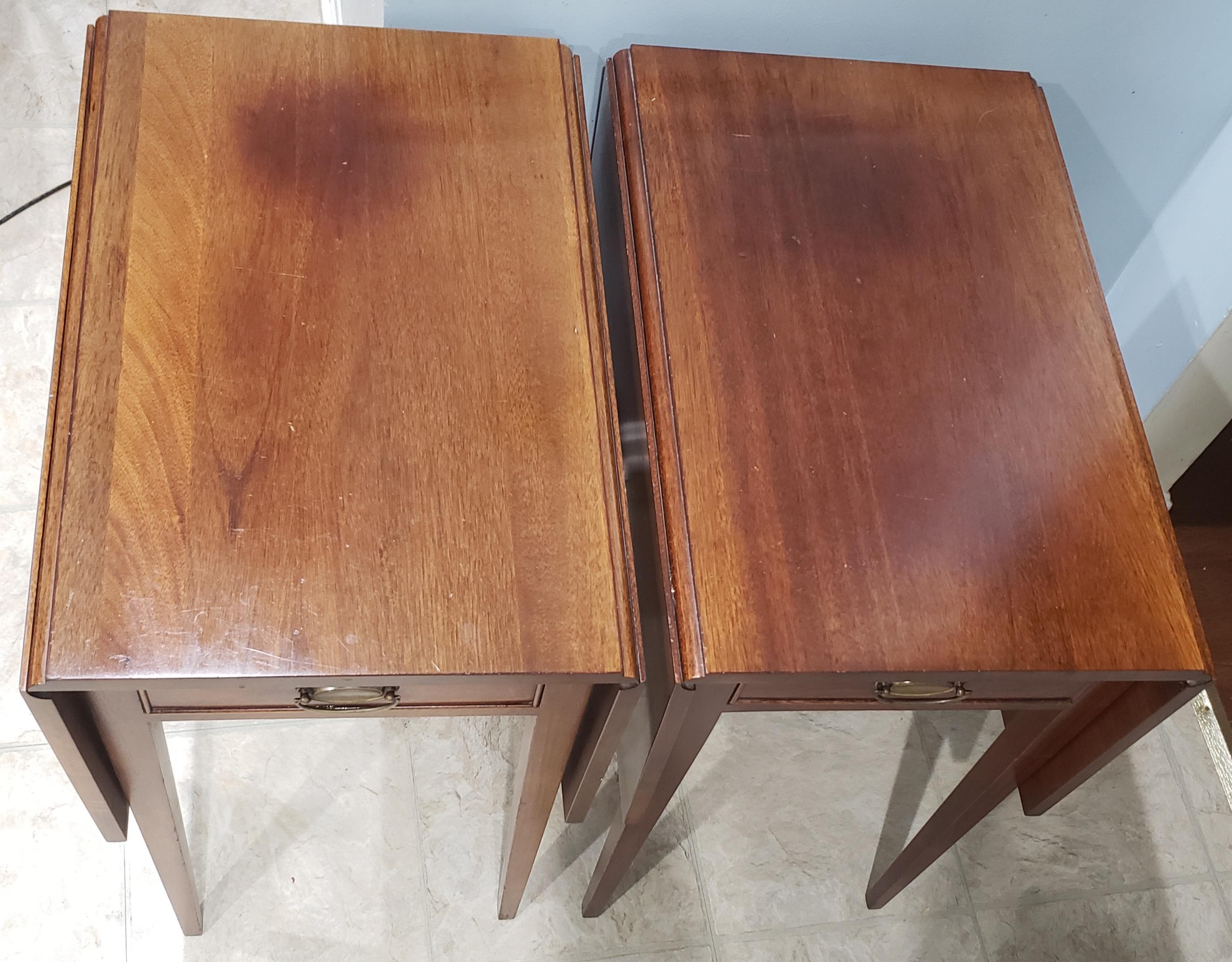 mahogany side table
