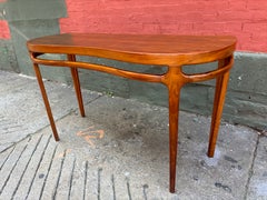 Craftmen's Village Walnut Serpentine Console