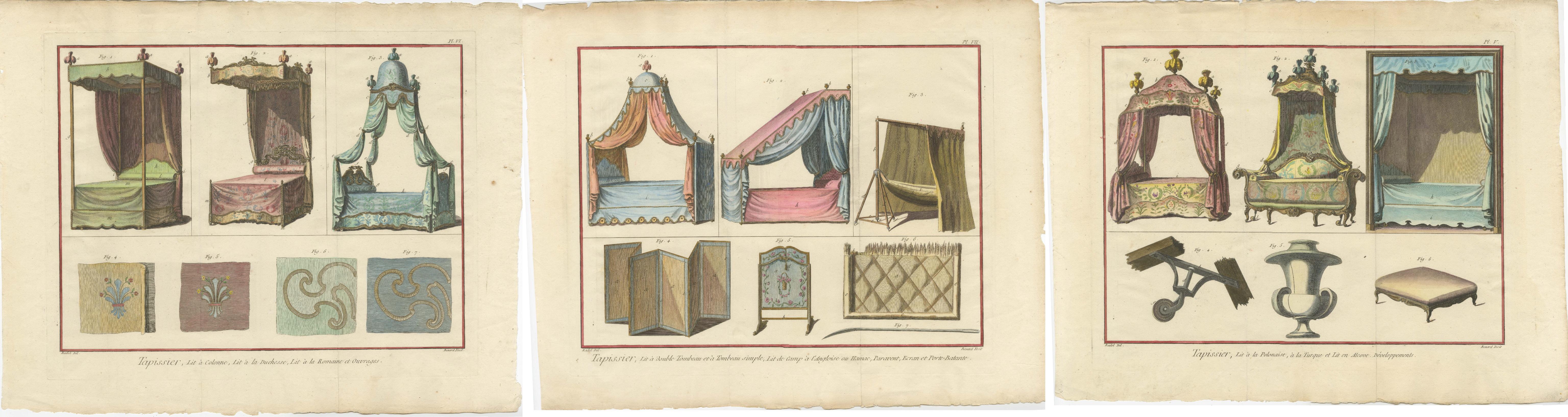 Mid-18th Century Crafts of Comfort and Style: Upholstery and Furniture Design in the 1760s  For Sale