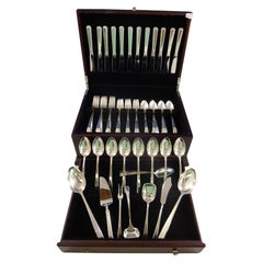 Craftsman by Towle Sterling Silver Flatware Set For 12 Service 67 Pieces