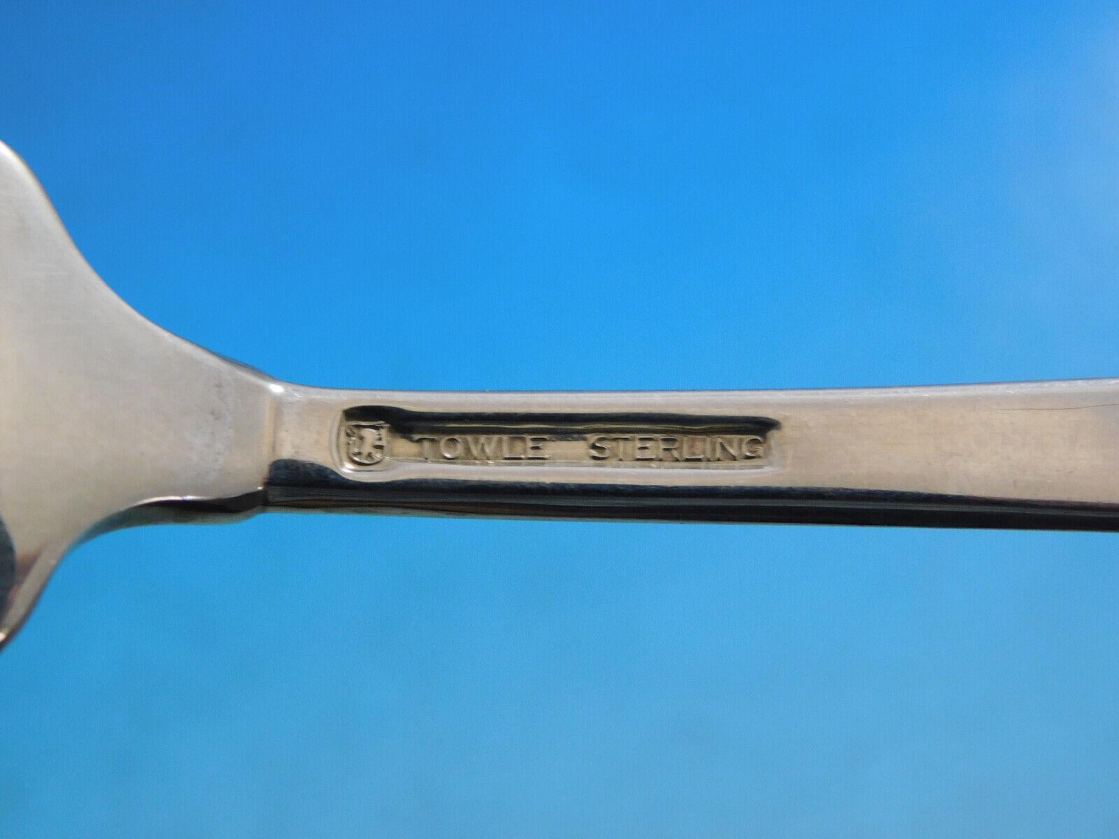 Juego de Cubiertos de Plata de Ley Craftsman by Towle para 8 Servicio 46 piezas siglo XX en venta
