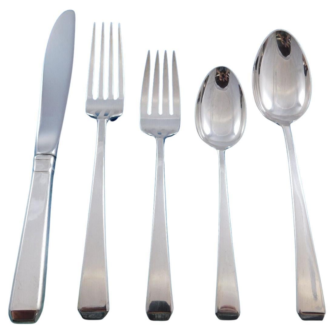 Craftsman by Towle Sterling Silver Flatware Set for 8 Service 46 Pieces For Sale