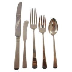 Juego de Cubiertos de Plata de Ley Craftsman by Towle Para 8 Servicio 48 Piezas
