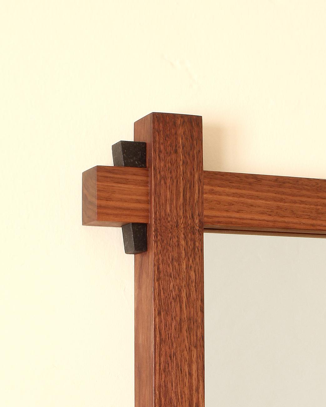 Hand-Crafted Craftsman Style Mirror For Sale